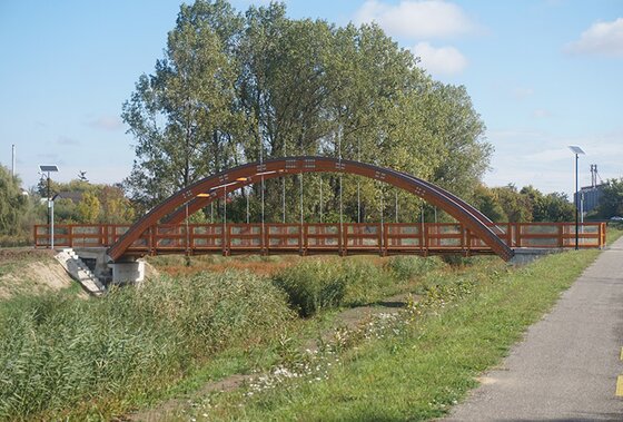 Meghívó az új kerékpáros híd avatására